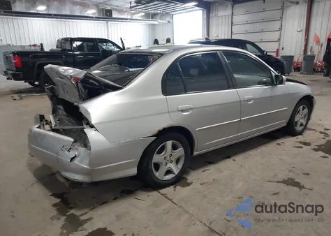 2004 Honda Civic Ex из США, поврежденный, VIN 2HGES267X4H642292